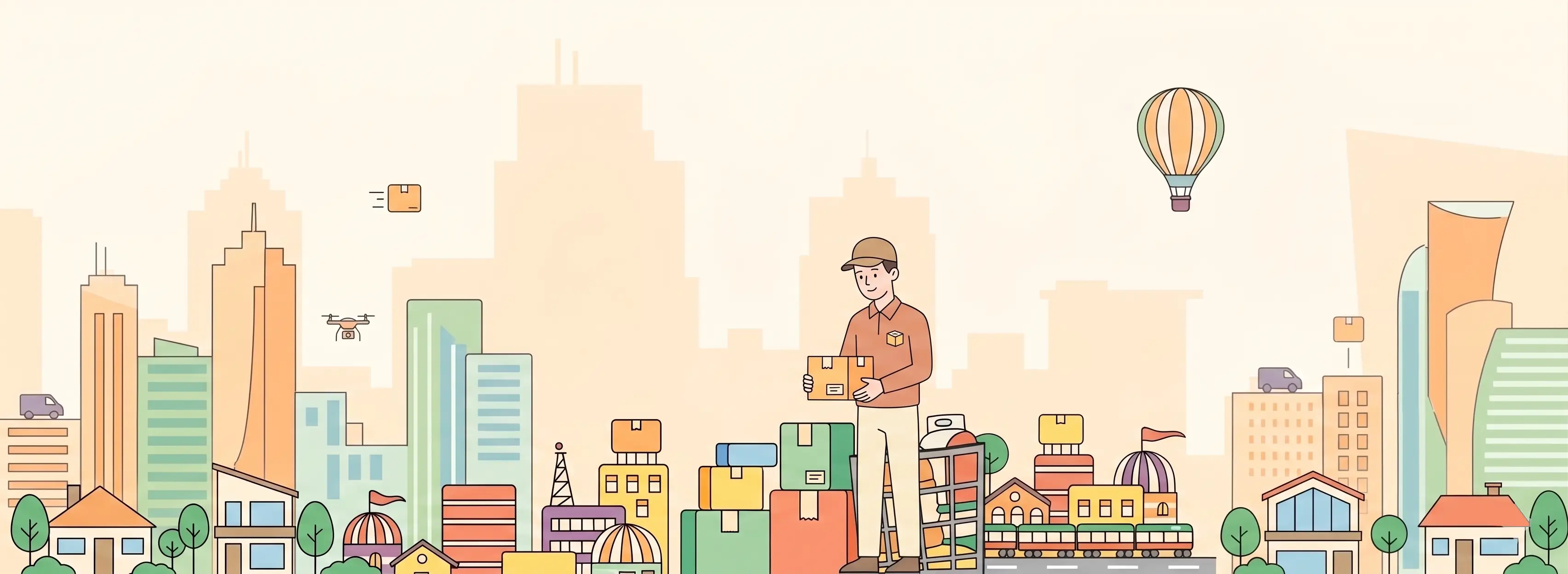 Delivery Area Background
